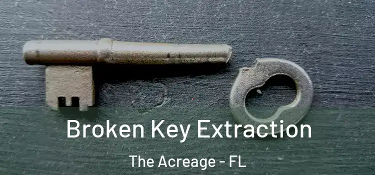 Broken Key Extraction The Acreage - FL