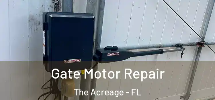 Gate Motor Repair The Acreage - FL